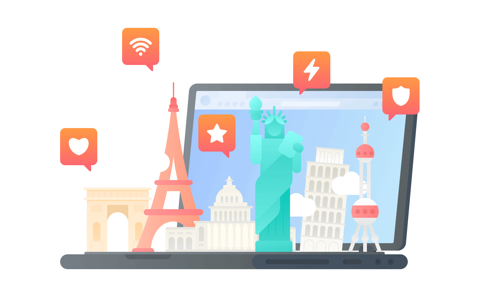 在密克罗尼西尼群岛连接到中国vpn - 天空乐享